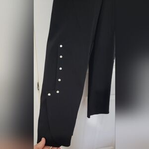 Wide leg dress pants.